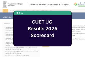 CUET UG Results 2025 (Out Soon): cuet.nta.nic.in Undergraduate Scorecard