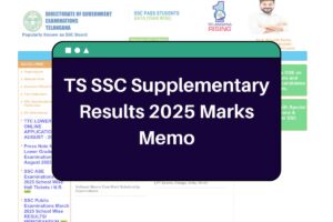 TS SSC Supplementary Results 2025 (Soon): bse.telangana.gov.in Class 10 Supply Marks Memo