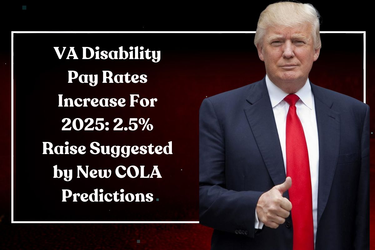 VA Disability Pay Rates Increase For 2025: 2.5% Raise Suggested by New COLA Predictions